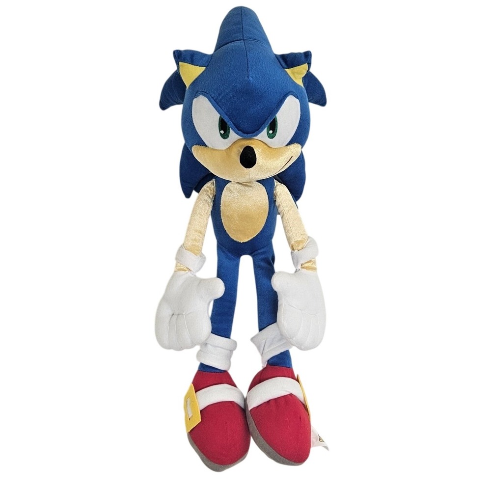 Sonic the Hedgehog Plush 24 Inch Large Stuffed Animal SEGA 2023 5268/126664 Blue